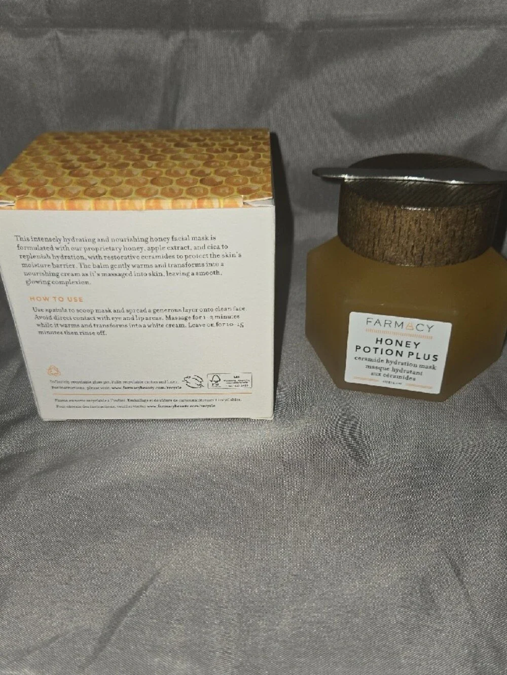 Farmacy Honey Potion Plus Hydrating Mask With Ceramides - Honey Gold
